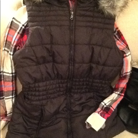 XS Boyfriend Fit American Eagle Soft Flannel - Picture 7 of 7